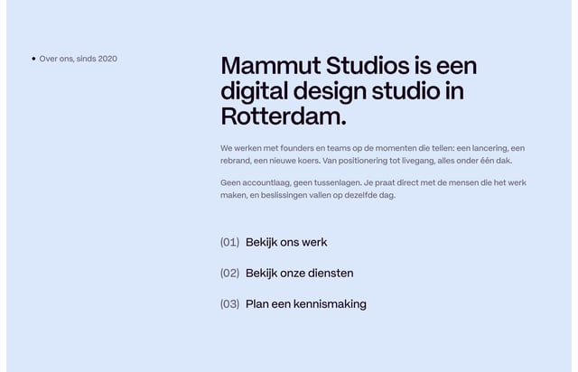 Mammut Studios Highlights Row Preview