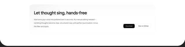Voxt Call-To-Action Footer Preview
