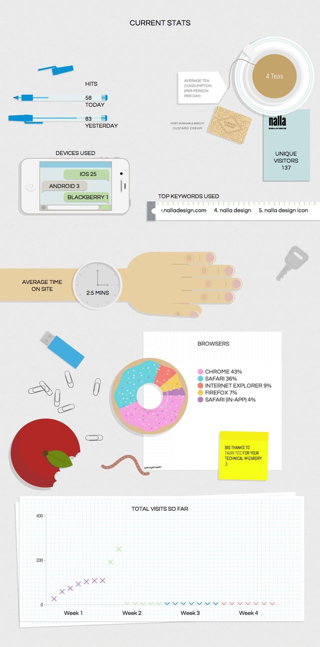 Nalla – The SEO Experiment Infographics Preview