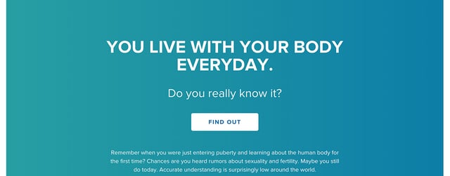 KnowYourBody Call-To-Action Hero Preview