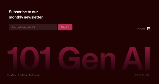101 GenAI Footer Preview
