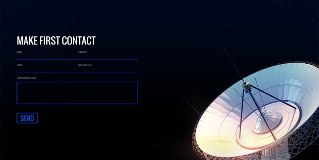 Adam Woodhouse Contact Form Preview