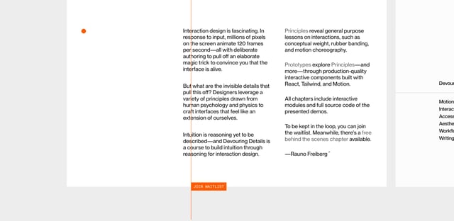 Devouring Details Call-To-Action Hero Preview