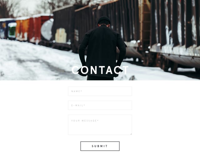 Tory Van Thompson Contact Form Preview
