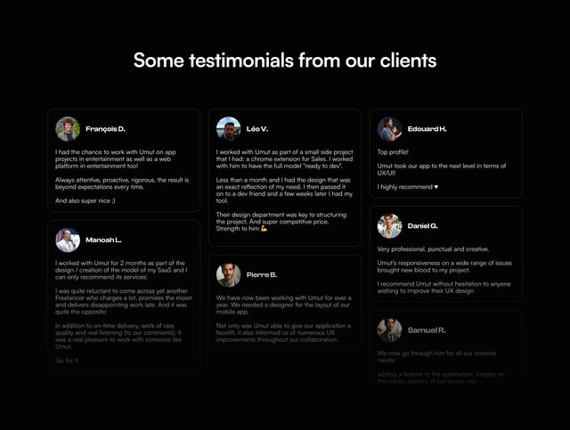 Figue Testimonials Preview