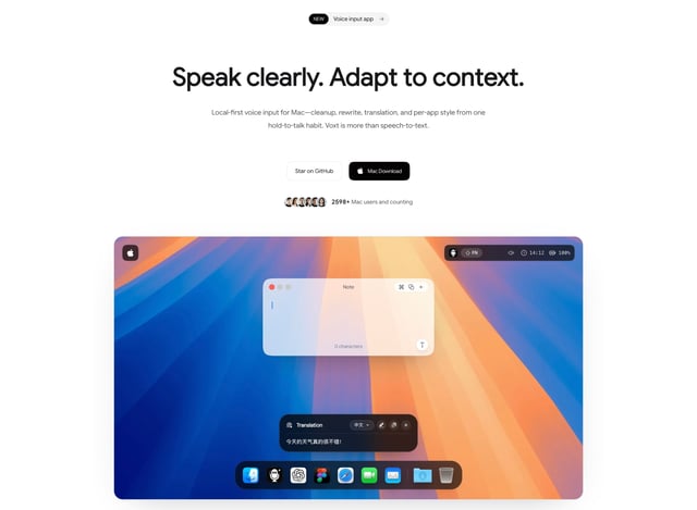 Voxt Call-To-Action Preview