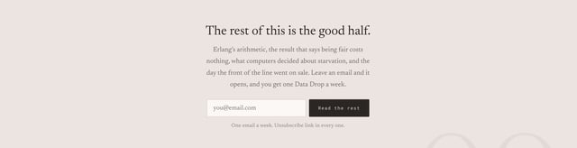 Newsletter section