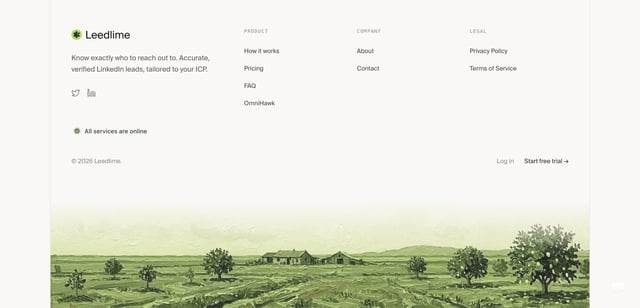 Leedlime Footer Preview