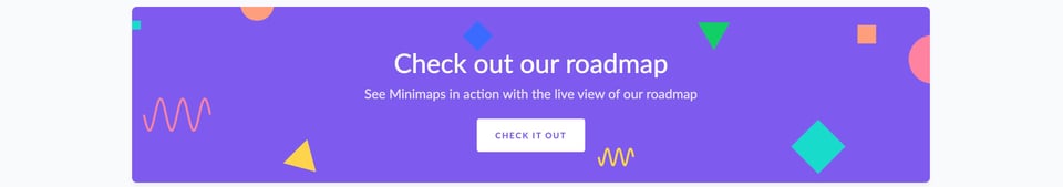 Call-To-Action Footer section on Minimaps section design