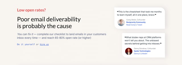 HelloInbox Testimonials Preview