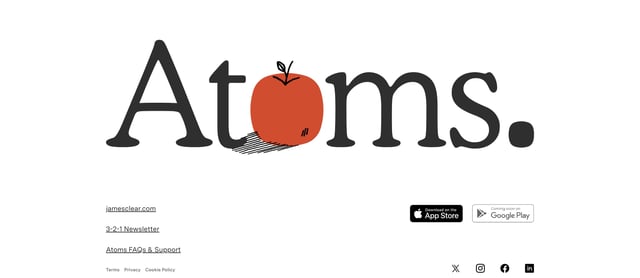 Atoms Big Footer Preview