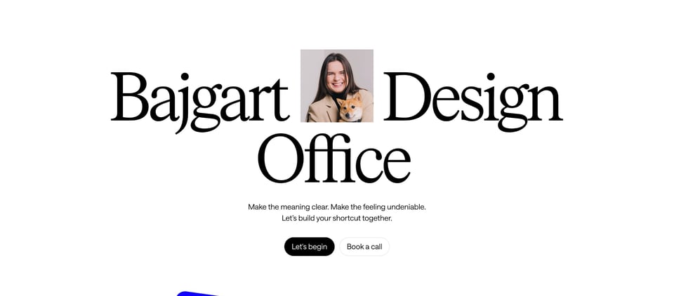 Call-To-Action Footer section on Bajgart Office section design