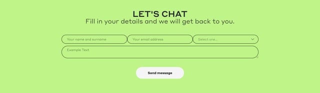 BlockJoy Contact Form Preview