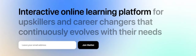 Scula Waitlist or Beta Sign Up Section