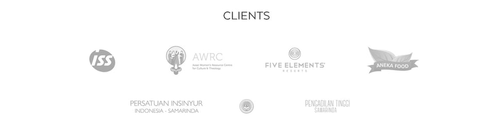 Client Logo Grid section on Defrain Webstudio section design