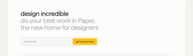 Paper Waitlist or Beta Sign Up Preview