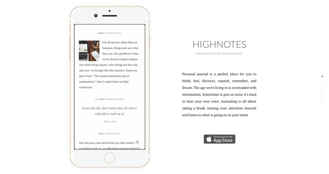 HighNotes Device Mockup Preview