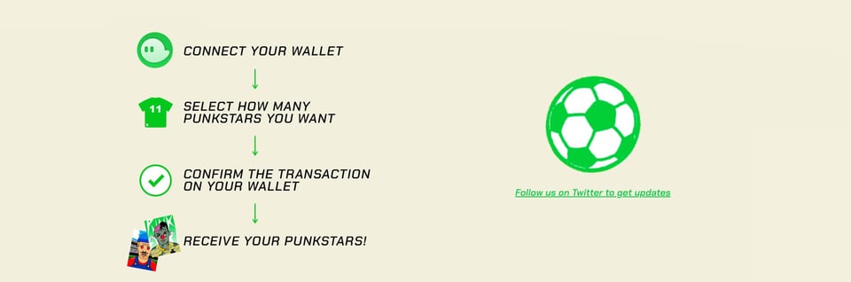 How It Works section on Punkstars section design