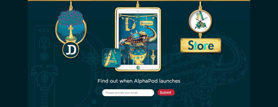Waitlist or Beta Sign Up section on AlphaPod section design