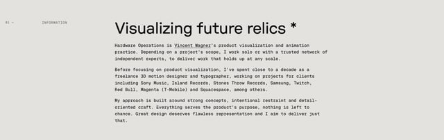 Hardware Operations About Section