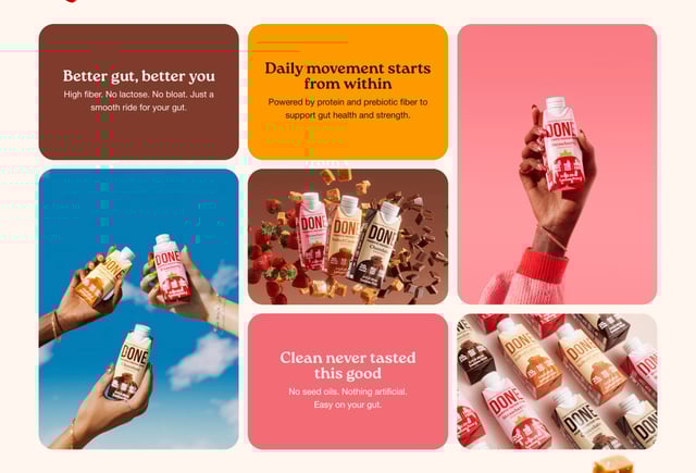 Done Bento Grid - Features Preview