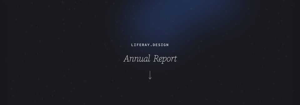 Scroll Hint section on Liferay Design 2021 section design
