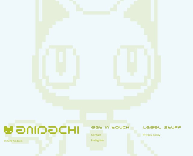 Anidachi Footer Preview