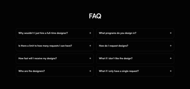 Figue FAQ Accordion Preview