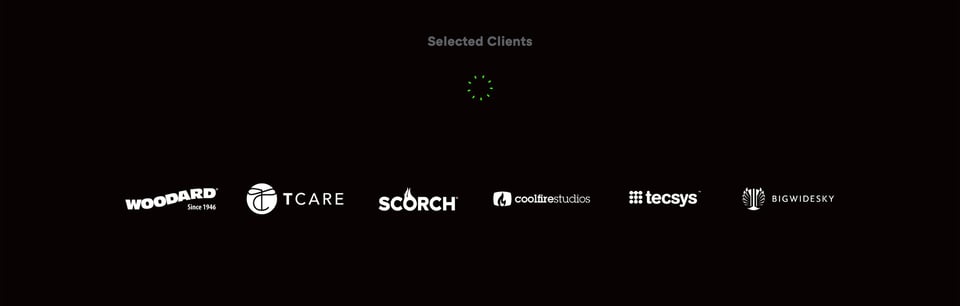 Client Logo Row section on CNTRD section design