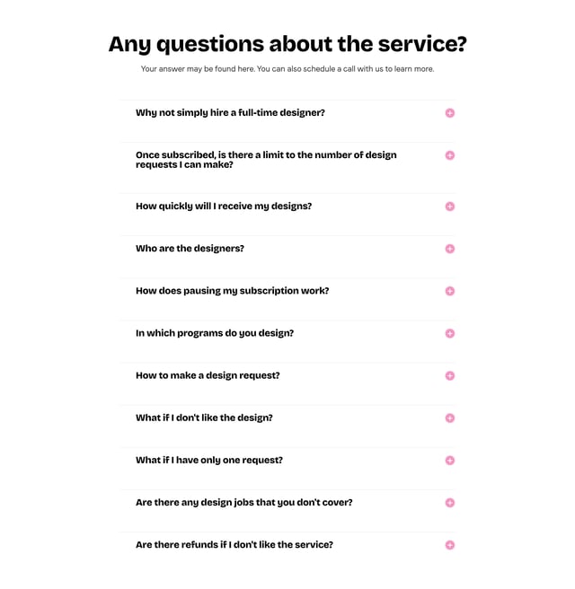 Dafolle FAQ Accordion Preview