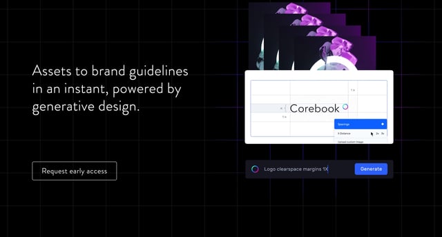 Corebook°Ai Call-To-Action Hero Section