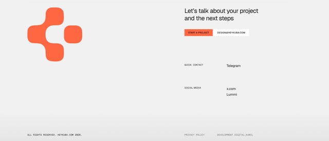 Kuba Big Footer Section