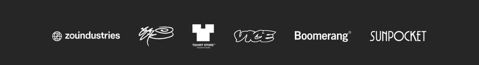 Client Logo Row section on Counכl section design