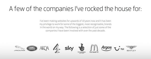 David Eglin Client Logo Row Preview