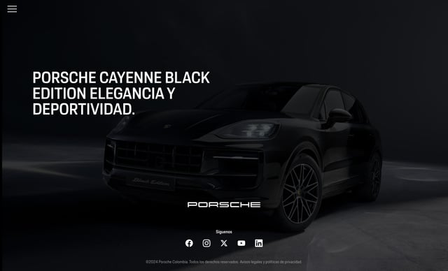 Porsche Cayenne Black Edition Big Footer Preview