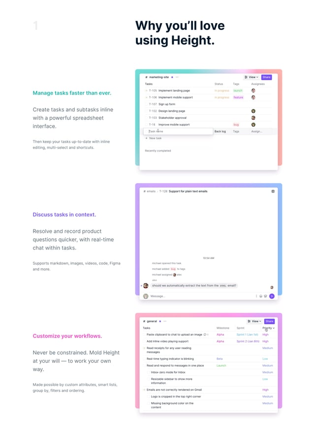 Height Feature Carousal Preview