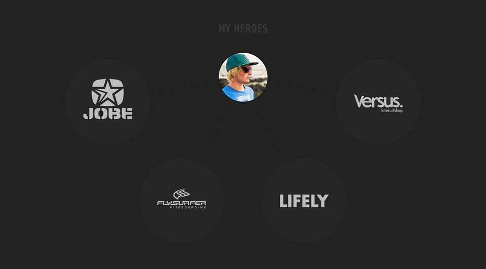 Client Logo Grid section on Dylan van der Meij section design