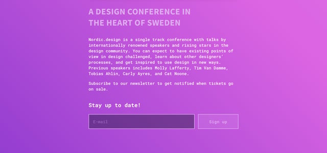 Nordic.design Lead Capture Preview