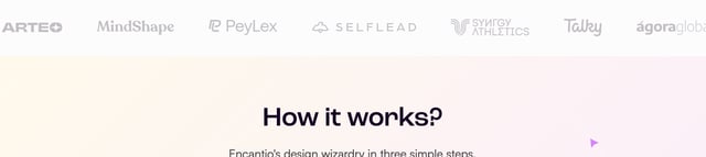 Encantio Client Logo Row Preview