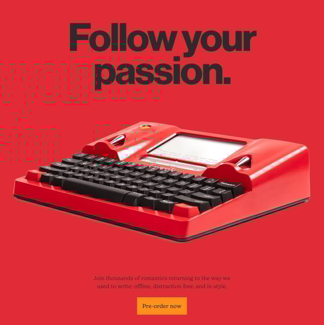 Freewrite Valentine Big Footer Preview