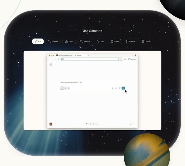 Comet Feature Carousal Preview
