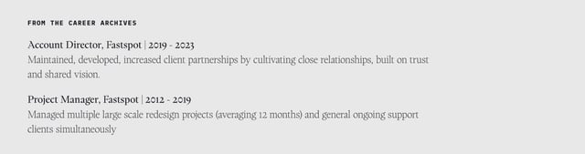 Monica Sanchez Timeline Preview