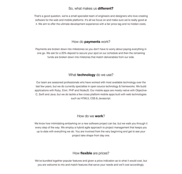 Machine Republic FAQ Grid Preview