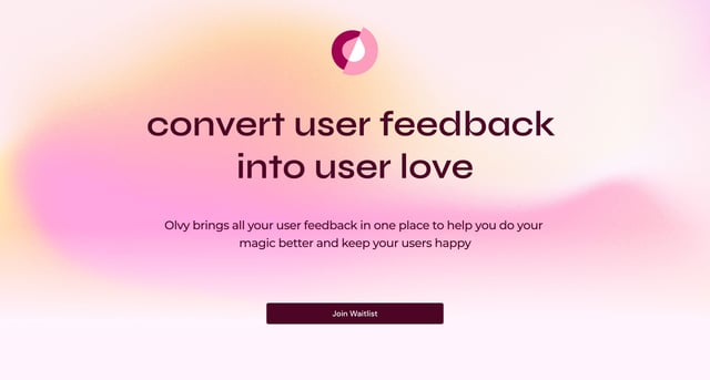 Olvy Beta Call-To-Action Section