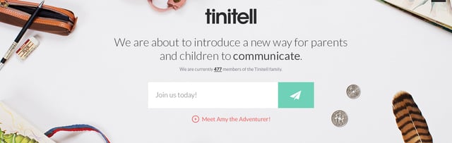 Tinitell Lead Capture Preview