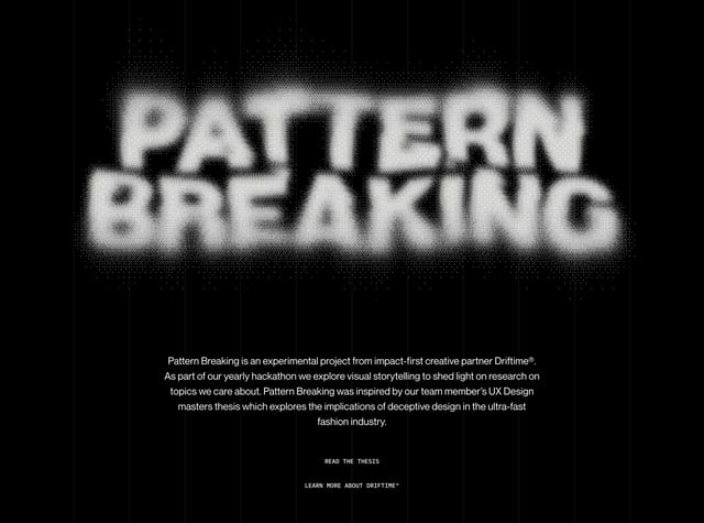 Pattern Breaking Footer Preview