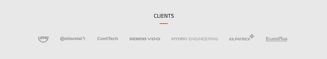 Vissio Client Logo Row Preview