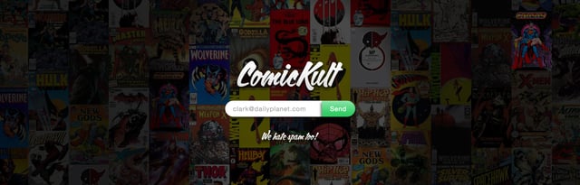 ComicKult Lead Capture Preview