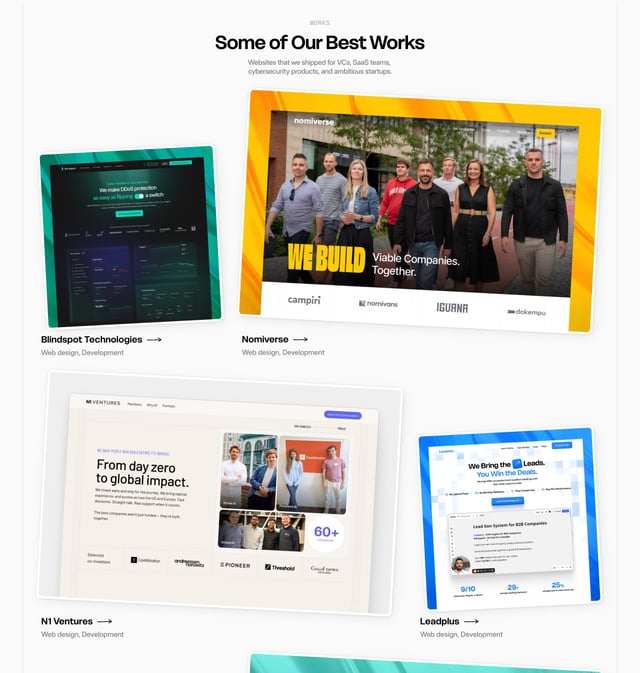 Studio Nika Bento Grid - Portfolio Preview