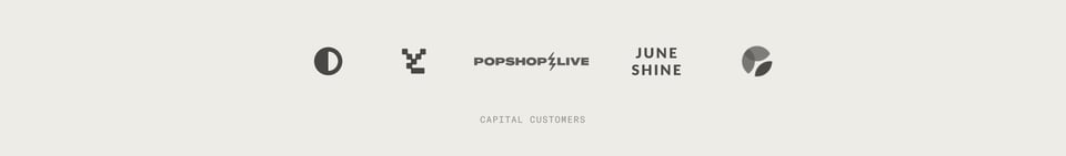 Client Logo Row section on Capital section design